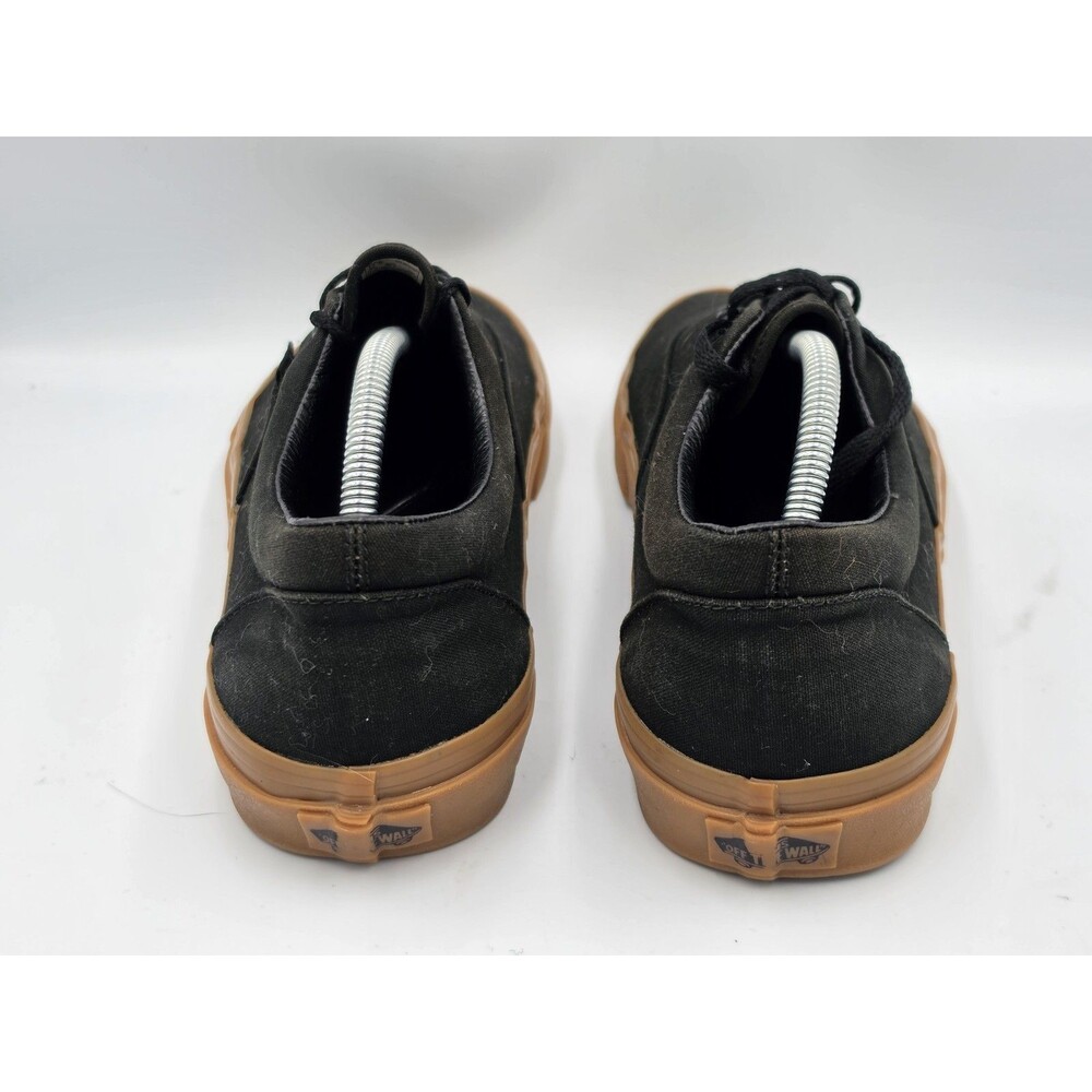 Vans Authentic Shoes Mens Size 11.5 Black Canvas Gum Sole Skate Sneakers 721356 - Picture 5 of 7